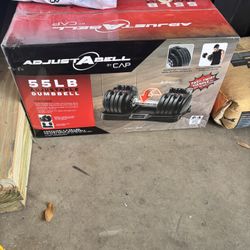 1 55lb Adjustable Dumbbell 