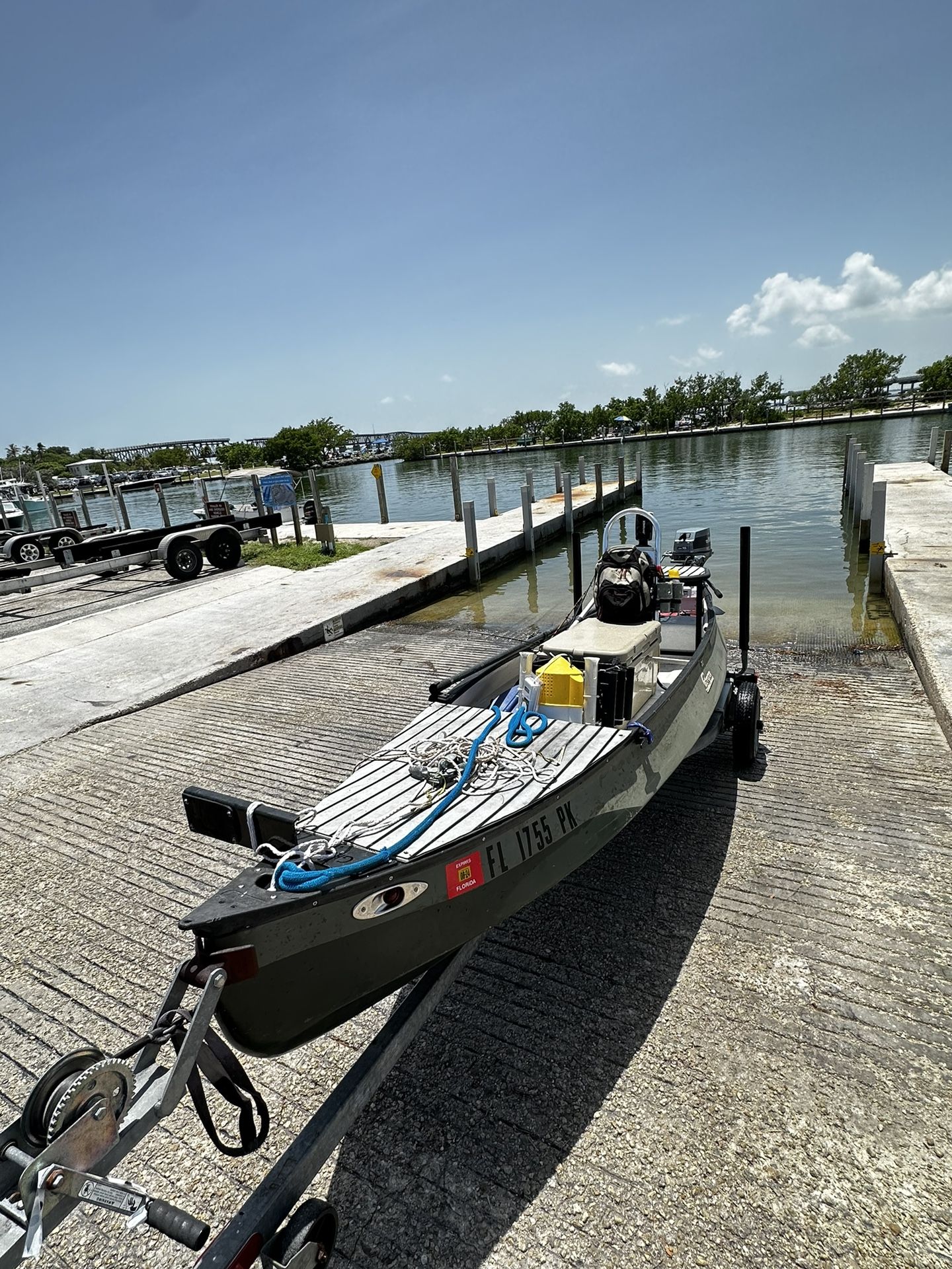 Trading My Gheenoe 15.4 Highsider With a 15 hp Motor Skiff Canoe for Sale in Miami, FL OfferUp