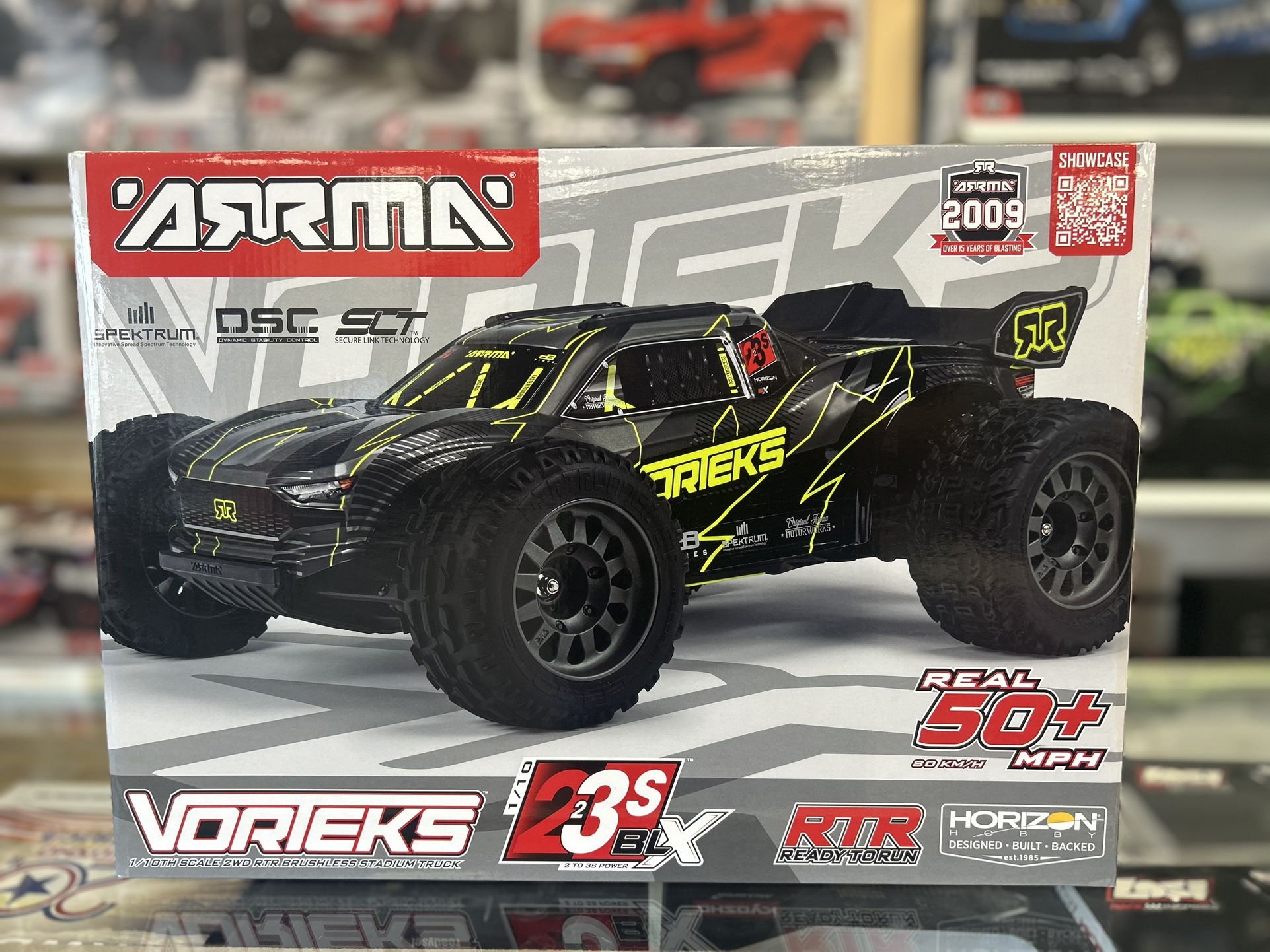 Arrma Vorteks 1/10 223S 2WD Brushless Stadium Truck.