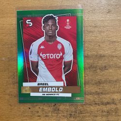2023 SUPER STARS BREEL EMBOLO GREEN FOIL CARD