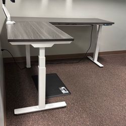 Commercial Grade Office Sit Stand Adjustable Height Desk