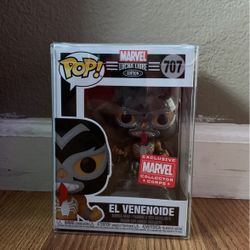 El Venenpide Marvel Lucha Libre Metallic Funko Pop