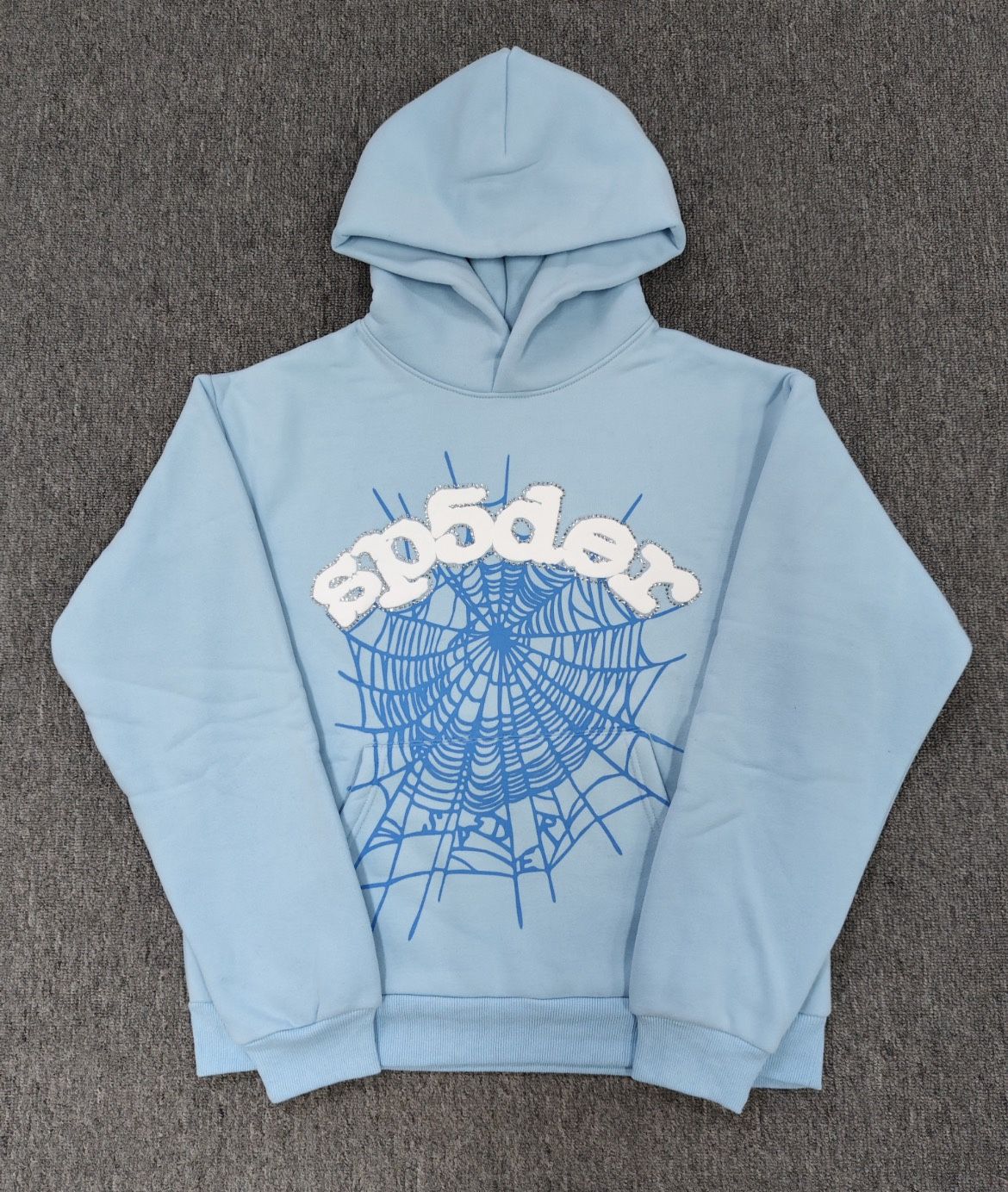 Sky Blue Sp5der Hoodie