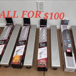 4x 24” Stainless Steel Linear Shower Drains – Bundle Deal – New/Open Box