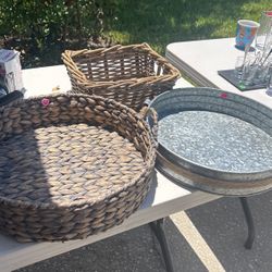 Tray and Basket Bundle 