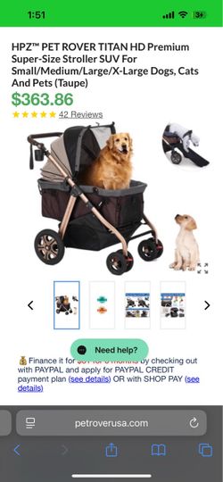 HPZ PET ROVER Pet Stroller