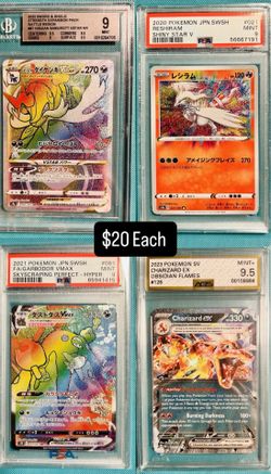 Pokémon graded cards $20 each