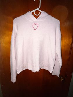 Baby pink knitted sweatshirt from no comment , Medium