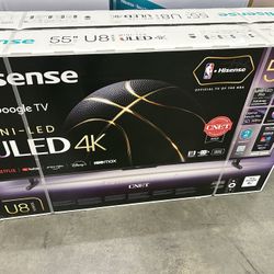 55” Inch Hisense Smart Mini-LED ULED 4K
