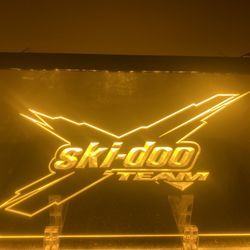 ski-doo Lighted Sign (8”x12”)