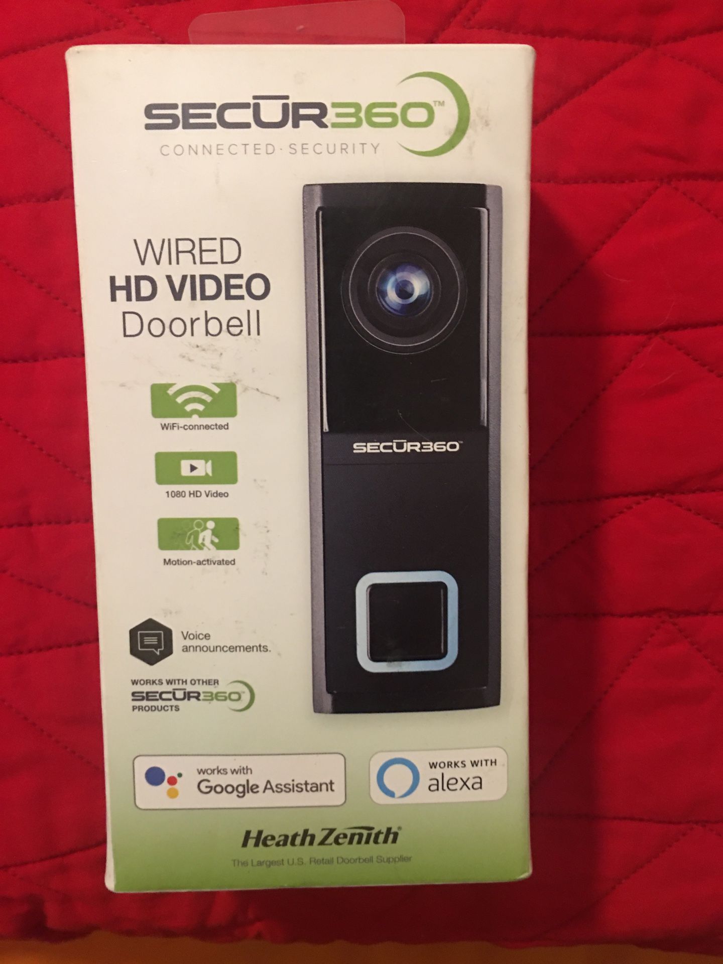 SECŪR360 doorbell camera