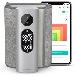 Smart Wireless Blood Pressure Monitor, Unlimited Data Stored in App, Rechargeable & Portable Blood Pressure Machine