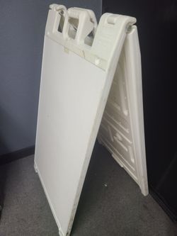 Large folding sign board