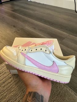 Travis Jordan 1 Low Shy Pink (PS)