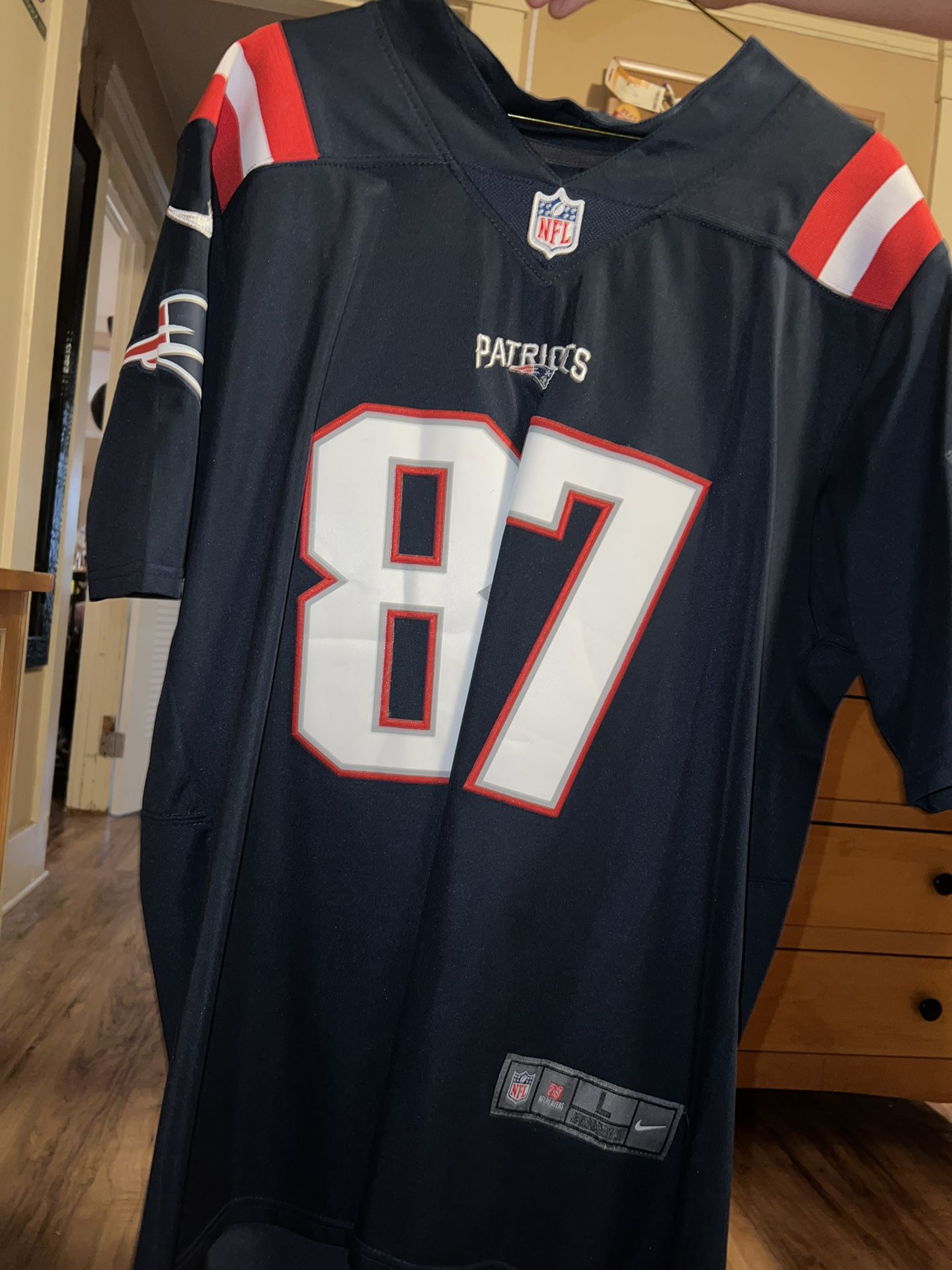 Patriots Jersey Large Gronk 