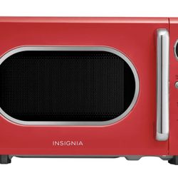 <Brand new> Insignia™ - .7 Cu. Ft. Retro Compact Microwave