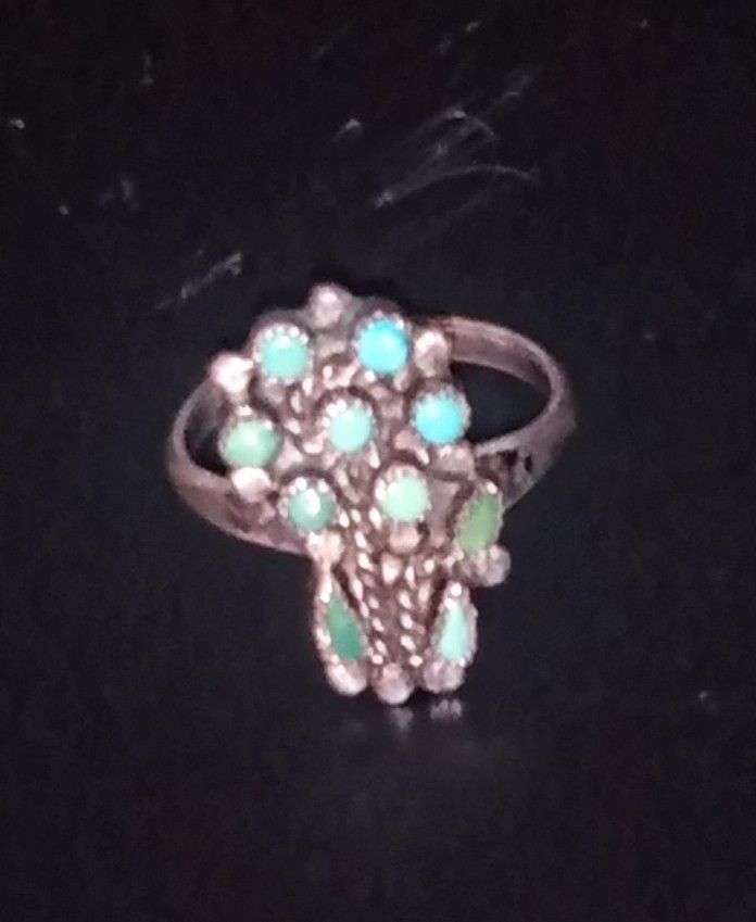 Navajo Style Ring Turquoise 