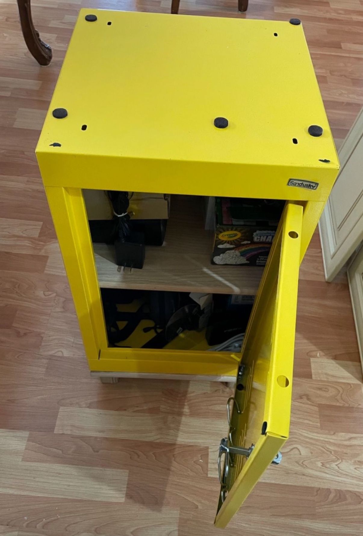 Yellow Metal Locker