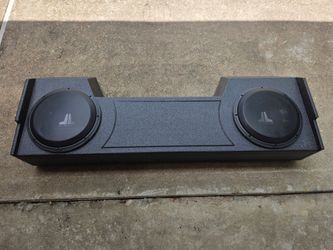 Dual JL Audio 12W1V3-4 in Ram 1500 Box