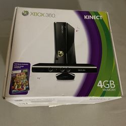  Xbox 360 S 4GB Kinect And Game