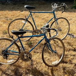 Matching Schwinn Adult And Kids Vintage 10 Speed Bikes