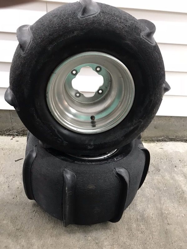 YAMAHA SKAT TRAK HAULERS 20x11x9 SAND TIRES PADDLE TIRES DUNE TIRES QUAD TIRES ATV TIRES