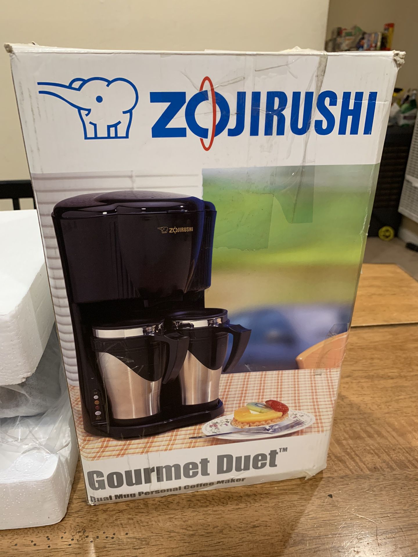 Zojirushi Gourmet Duet Mug Personal Coffee Maker EC-BC28