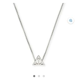 Alex and Ani Harry Potter Deathly Hallows Sterling Silver Necklace 