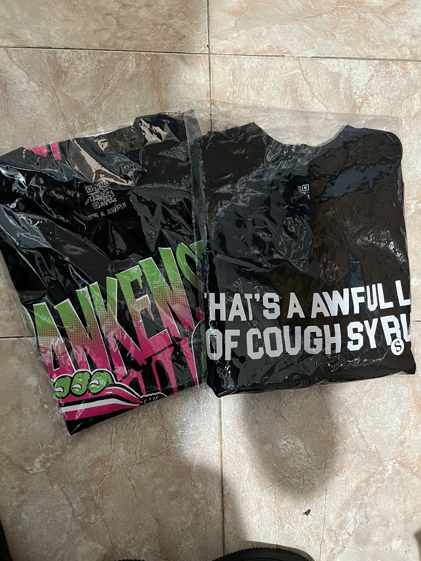 Awful lot of cough syrup