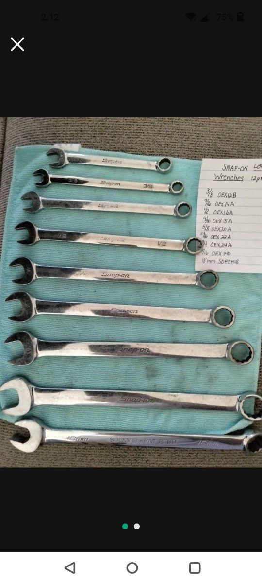 Vintage Snap-on Wrenches (Lot 10)