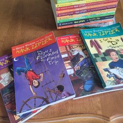 Kids Paper Back Hank Zipper Books