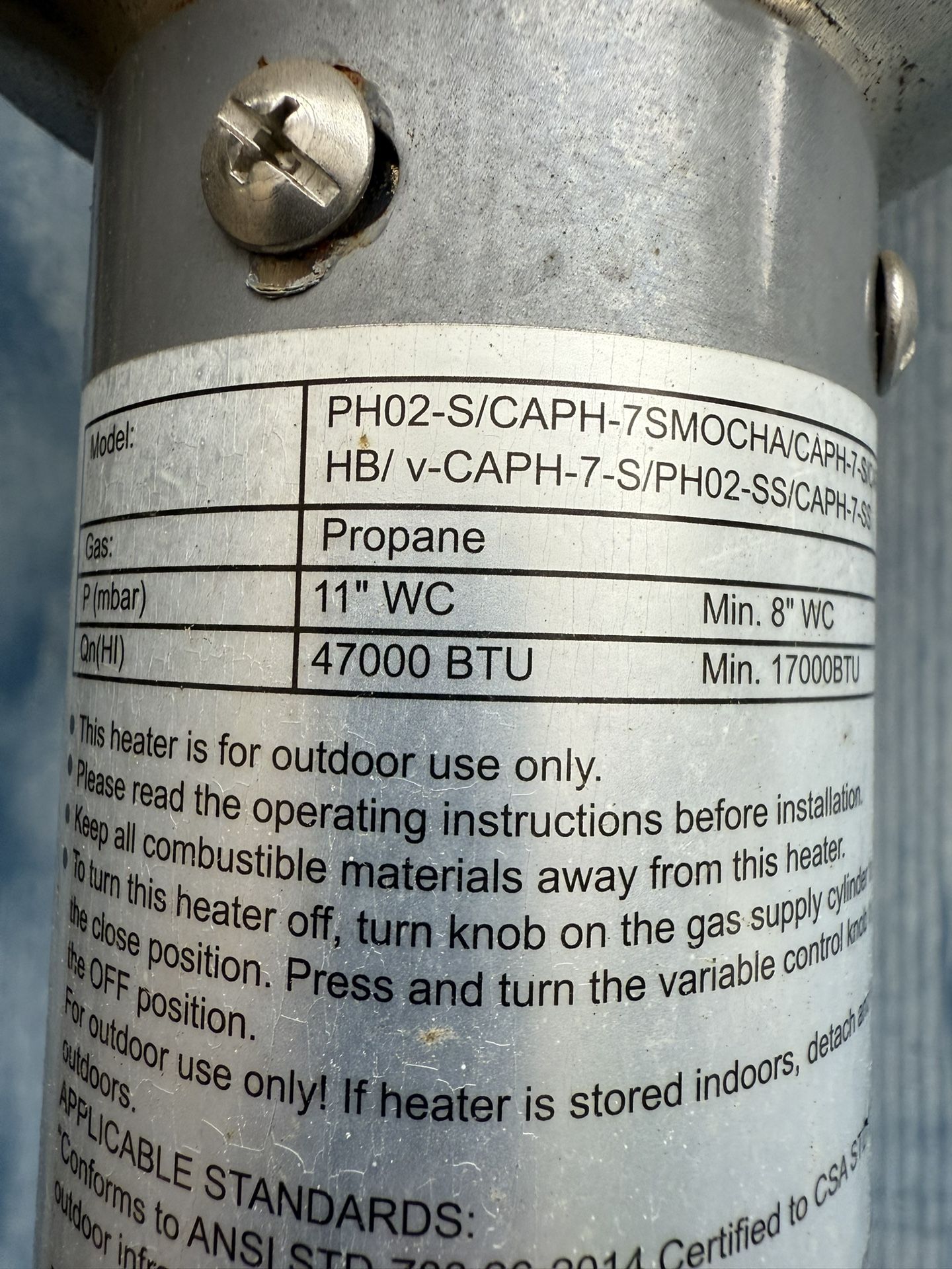 Propane Heater Outdoor