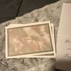 25 Count Thank You Cards And Envelopes