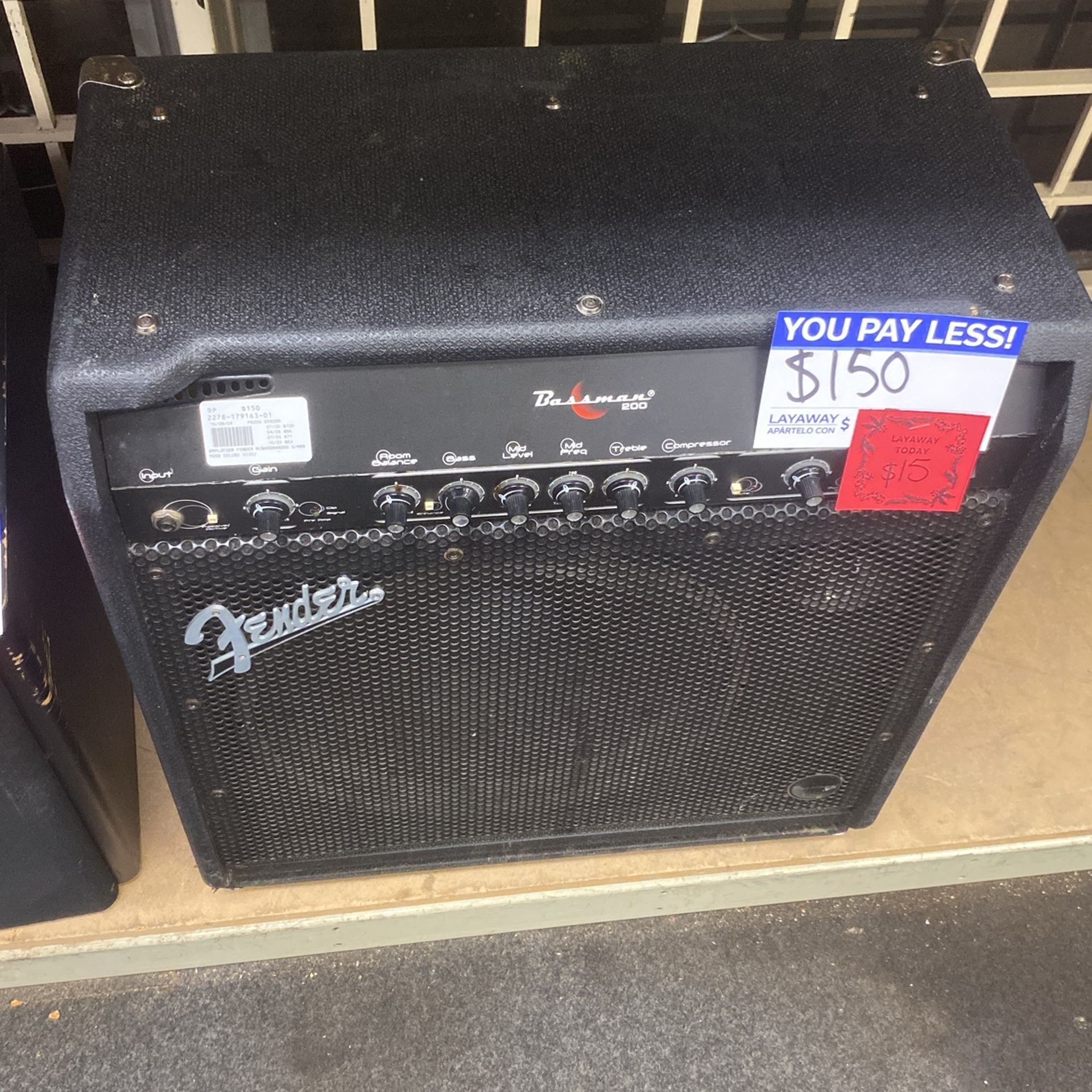 Fender Bassman 200 amp