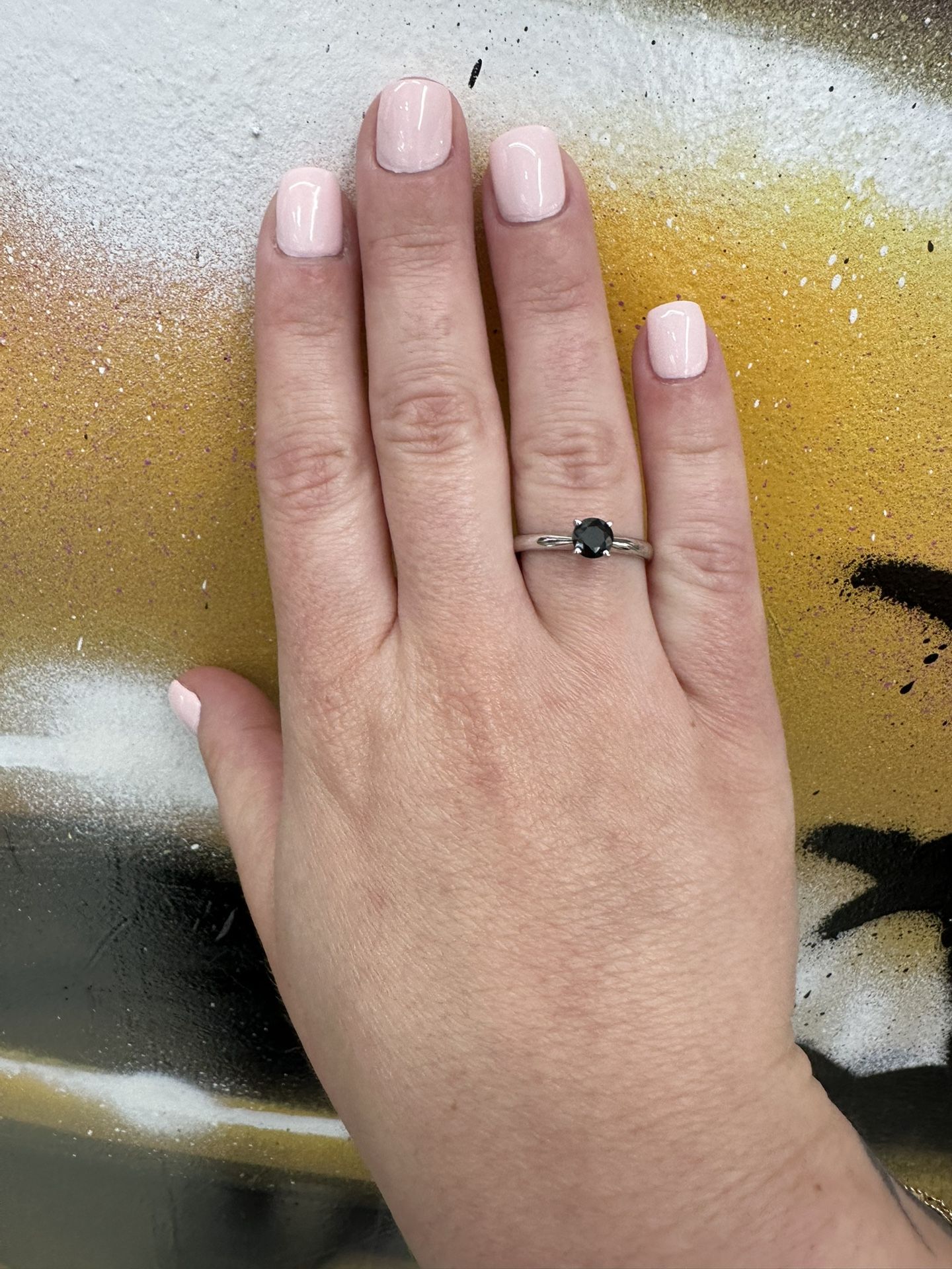 10k BLACK DIAMOND RING