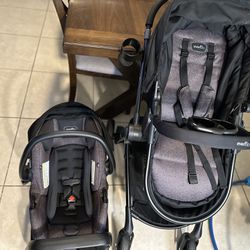 Stroller And Car seat With Base