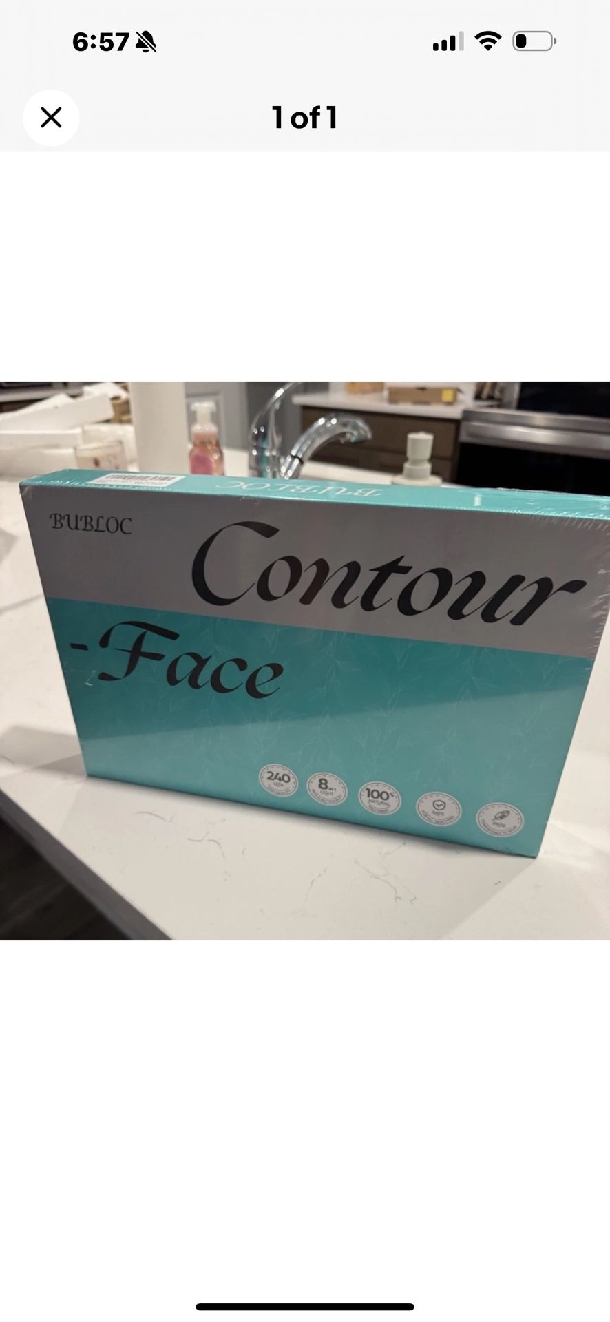 BUBLOC Red Light Therapy Mask Led Contour Face 
