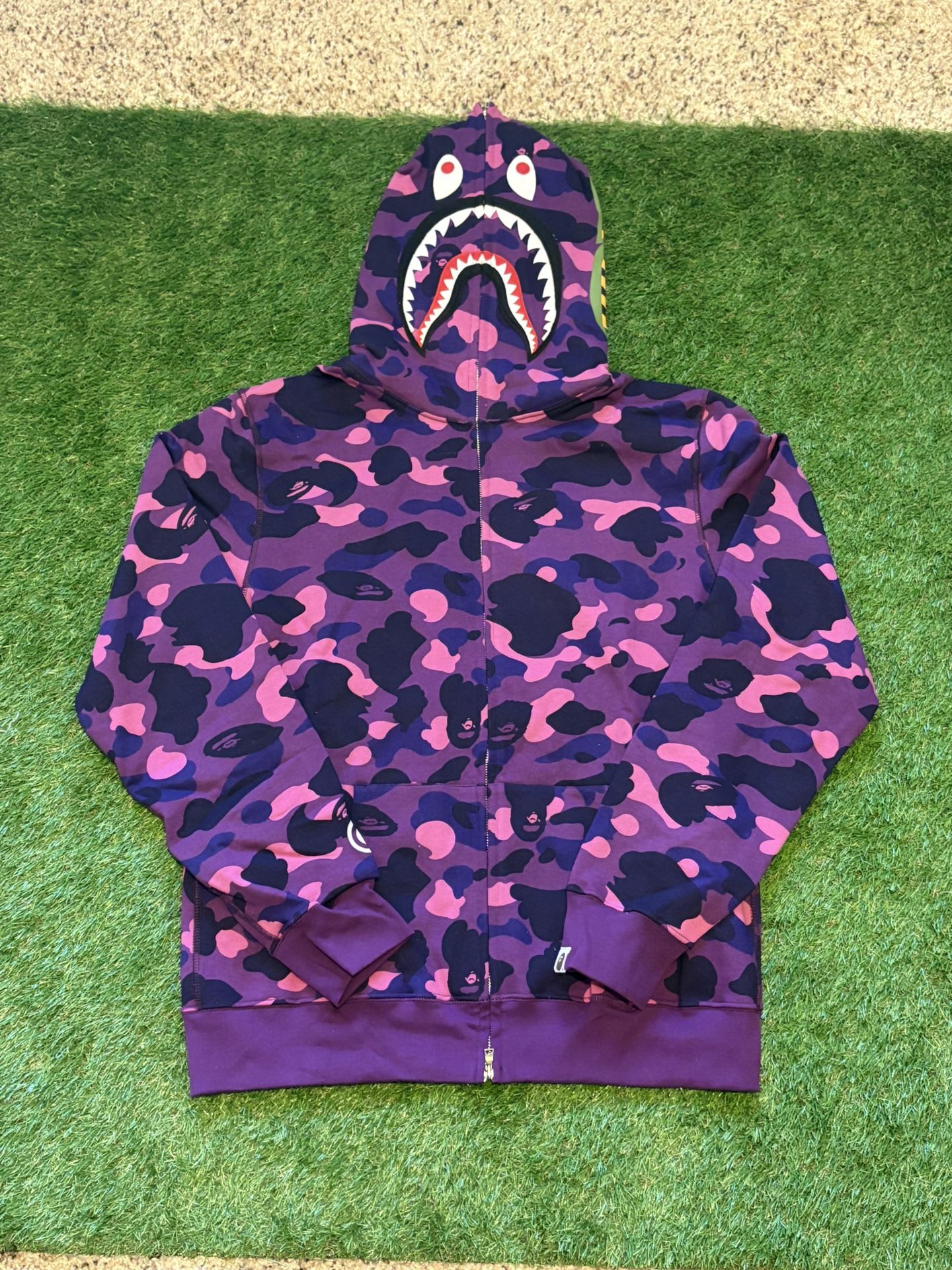 Purple Bape Zip Up