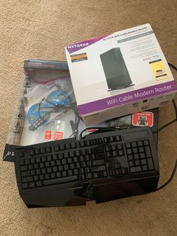 Drone, router and keyboard