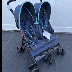 Stroller/ Double stroller/ side by side/ kids/ twins/ baby/ toddler/ travel/ New