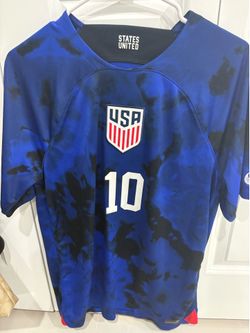 Nike Men's USA Away Jersey 22/23 #10 Pulisic - Blue