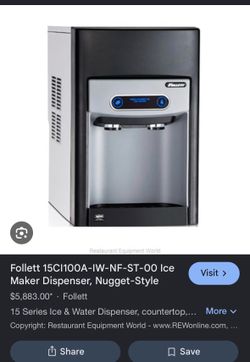 Follett ice maker and water dispenser.