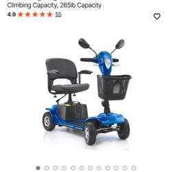 Heavy-Duty 4 Wheel  Electric Mobility Scooter