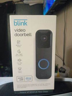 Brand New Blink Video Doorbell