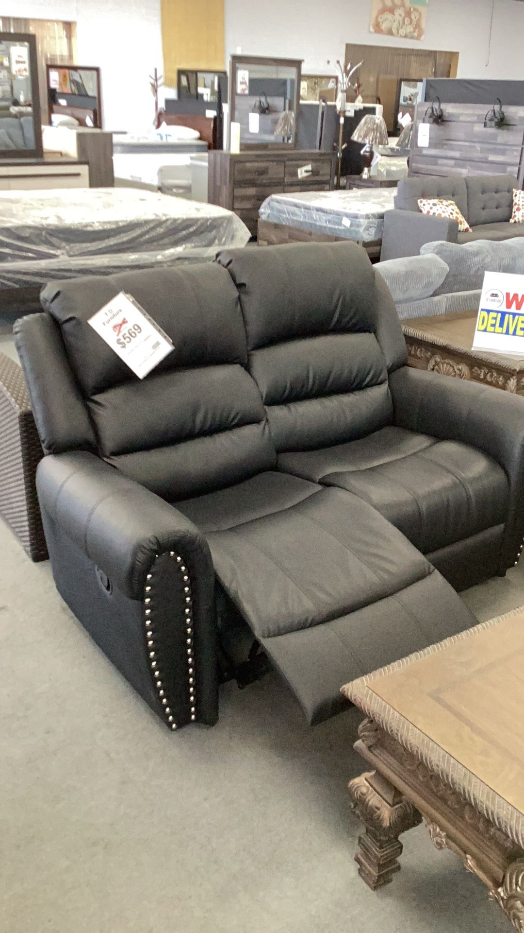 Black Loveseat