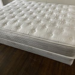 Beautiful Queen Size Mattress And Box Spring With Free Delivery!