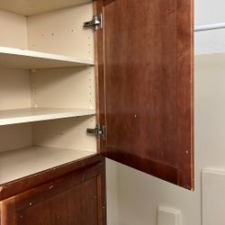 Tall Kitchen Pantry Cabinet 77 Inches Tall 23 Wide 18 Inches Deep + The Door 