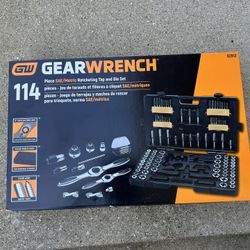 Gear Wrench Tap & Die Set 114 PCs