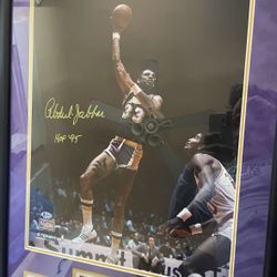 Signed Kareem Poster! LA Legend