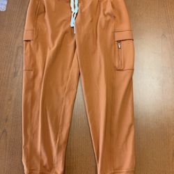 Nwot Womens Small Alpine Design Field Knit Jogger Burnt Orange 